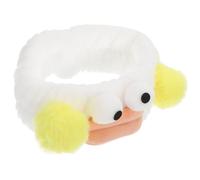 Generic Spa Headband Cartoon Headband Plush Material Creative Design Cartoon Style Ear Horn Appearance Comfortable to Use Comfortable Hand Feeling Women Female Friends Daily Wear
