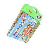 Generic Spanish English E-Book Toy for Early Learning Fun with 20 Pages of Activities for Kids Above 3 Years Old, ABS Material, Size Approx. 10 X 9.4in (Green)