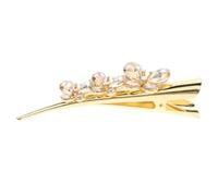 Generic Sparkly Rhinestone Hair Clip Alligator Barrette Butterfly Hairpin for Women Wedding Gentle Decorative Jewelry