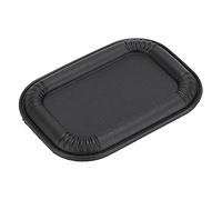 Generic Speaker Vibration Plate High-Performance Bass Enhancer for Closed Cabinet, Set of 4 Pieces for Audiophiles, Rubber/Metal, 2.56" X 1.77" for Speaker Enthusiasts (Rectangular 65 * 45 black)