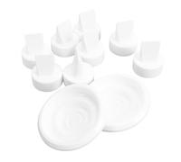 Generic Spectra Replacement Pump Parts, Silicone Material, 8 Duckbill Valves & 2 Membrane Fit for S1 S2 Breastfeeding Pump