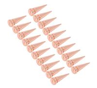Generic Spike Rivet, Cone Spike Rivet Clothing 10x29mm Rose Gold Colour Clothing Decoration Set Kit 20Pcs Cone for Bag