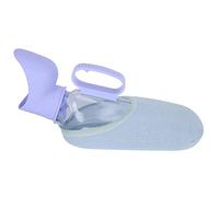Generic Spill-Proof Women Urinal for Limited Mobility Adults with Soft TPE Material and Non-Slip Handle