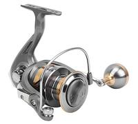Generic Spinning Fishing Reels, Saltwater Spinning Reels Fishing Line Handle Skirted Spool Rock Sea Wheel Accessory (AR6000)