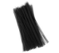 Generic Spiral Binding Coils 12.7mm 90 Sheet Capacity 360 Degree Rotation for Engineering Projects 100 Pcs (Black)