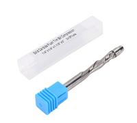 Generic Spiral Compression Flush Trim Router Bit 1/4 Inch for Efficient Wood Trimming Tasks, Durable Tungsten Steel, 1-Piece