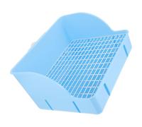 Generic Splash-proof Plastic Rabbit Potty Trainer with Detachable Grids, Easy to Clean Large Litter Box for Guinea Pig and Cat Use in Pet Shops or Bedroom