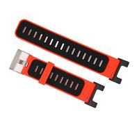 Generic Sport Watch Silicone Strap, Strap Adjustable Two Watches for AMAZFIT T-Rex (Red Black)