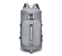 Generic Sports Bags Gym Bag with Separate Shoes Compartment and Wet Pocket Durable Travel Shoulder Strap for Men or Women (Grey)