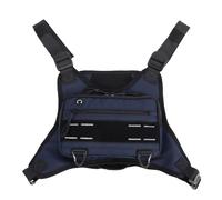 Generic Sports Chest Bag,Adjustable Straps Reflective Vest Running Phone Holder Lightweight Breathable Crossbody Pack for Cycling Camping Travel Hiking Outdoor Fitness Workouts (Blue)