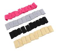 Generic Sports Finger Hardness, Weld Absorption -skin -friendly Finger Joint Protection Increase the Handle Light Elastic Nylon Enough Upholstery for Basketball (Black Gray Pink Beige)