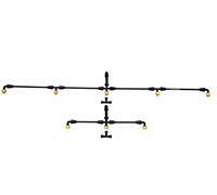 Generic Spray Boom for Knapsack Sprayers, Multi Nozzle Boom Sprayer (Includes Lance Fitting) (4-5 Nozzle Boom)