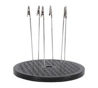 Generic Spray Work Painting Stand, Paint Spraying Turntable, 360 Degree Rotation Model Painting Stand Base Holder with 6 Pack Stick for Airbrush Hobby