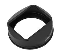 Generic Square Metal Lens Hood Fit for Fujifilm X100VI Camera Black Light Blocking Shade for Sharp Images