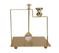 Generic Square Metal Napkin Dispenser Stylish Flat Holder for Elegant Dining Table Decor Suitable for Home Hotel Restaurant Iron (Golden)