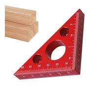 Generic Square Ruler - Metric/Inch Scale 3 Inch Triangular Height Gauge Woodworking Square - 45/ Triangle Ruler, Precision Square Wood Working Tools for Carpentry & Engineer