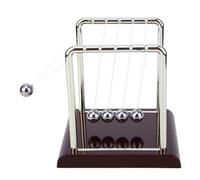 Generic Square Shape Balance Ball Toy Pendulum with Momentum Conservation Function for Office Home Study Table Decoration (Medium square pool ball)