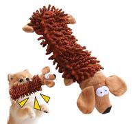 Generic Squeaky Teething Game for Puppies - Plush Chew Toy for Dogs | Aggressive and Boredom Relief, Biting, Fetch, Halloween Birthday and