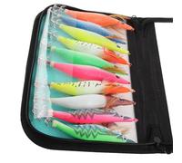 Generic Squid Jig Saltwater Glow Squid Lures, Luminous Fishing Lure Lifelike Fishing Shrimp Shrimp Shaped Hard Bait Luminous Jig Sea Lifelike Saltwater