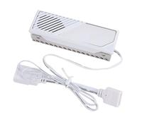Generic SSD Heatsink RGB Dynamic Design with Excellent Cooling Efficiency for M.2 NVMe SSDs Metal, Transparent Lens, Universal Fit, 1 Unit (White)