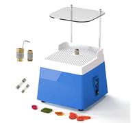 Generic Stained Glass Grinder Kit with 1” & 5/8” Diamond Grinding Bit and Baffle, Ceramics Mosaic Glass Grinder Starter Kit for DIY Crafts (UK Plug)
