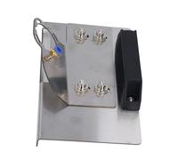 Generic Stainless Steel Angle Grinder Stand for Precise 45 Degree Tile Chamfer Cutting Projects and Home Renovations