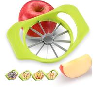 Generic Stainless Steel Apple Slicer Corer, 12-Blade Fruit Cutter, Easy to Use, Time-Saving, Suitable for Apples, Pears, Oranges, Dragon Fruit