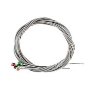 Generic Stainless Steel Bass Guitar Strings Set with Silver Colour, High Durability and Not Easy to Deform, Suitable for Professionals and Beginners, for Bass Guitar Instrument Accessories