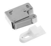 Generic Stainless Steel Cabinet Door Rebound Latch with Self-Rebounding Ball Catch Lock Silver Bead Buckle Push to Open Catch for Closet Door Modern Sl esign