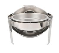 Generic Stainless Steel Chafer Complete Set 6L Chafing Dish with Mirror Polishing Easy to for Dining (1 Full Size Pan)