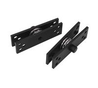 Generic Stainless Steel Coaxial Door Pivot Hinge Large Load Capacity 360° Concealed Hinge Glass Doors 2 Pack