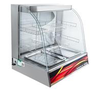 Generic Stainless Steel Commercial Food Warmer Display Cabinet Showcase Perfect For Pastries