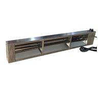 Generic Stainless Steel Commercial Heat Lamp Food Warmer - Square Hanging Food Warming Lamp for Catering and Restaurant - Keep Food Hot, Efficient and Safe