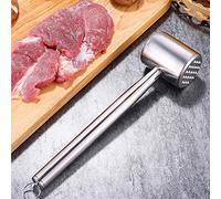 Generic Stainless Steel Dual Sided Meat Tenderizer Kitchen Tool for Steak Pork Chicken,304 Stainless Steel Meat Mallet for Home Kitchen