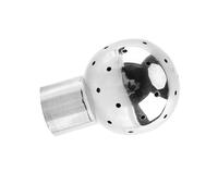 Generic Stainless Steel Durable Tank Cleaning Ball for 1-6m Diameter Cleaning - Low Water Consumption, G1/2 Thread Female Sanitary Spray Ball for Both Internal & External Surfaces - 1pc (#1)
