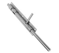 Generic Stainless Steel Garden Gate Floor Bolt with Corrosion Resistance and Easy Installation, Reinforced Ground Latch for Outdoor Door Security and Heavy Duty Gate Lock