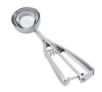 Generic Stainless Steel Ice Cream Scoop Trigger Durable Creating Balls for Home Restaurant Mirror Polished Fit for Ice Cream Melon Sorbet (6CM)