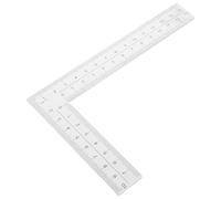 Generic Stainless Steel L-Shape Carpenter Square Framing Measuring Tool 150x100mm Right Angle Ruler for Woodworking Engineering Layout and Drafting