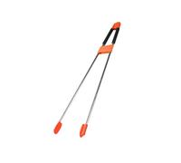 Generic Stainless Steel Litter Picker/Grabber with Handle for Comfortable Picking Up of Trash and Waste from Households and Sidewalks, Orange