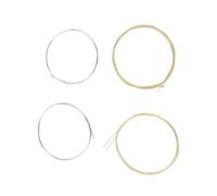 Generic Stainless Steel Mandolin Strings Set Durable Replacement Parts Clear Sound Quality for Players, 8PCS Mandolin Strings for Accessories