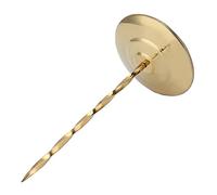 Generic Stainless Steel Non-Slip Receipt Spike for Restaurants Bars Kitchens, Ticket Holder Safe for Employees, 5.4oz Invoice Memo Folder for Offices (Golden Spiral Rod)
