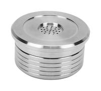 Generic Stainless Steel Refillable Coffee Capsule Spoon Brush Kit for Delta Q Coffee Machine | Easy-to- Reusable Pod Filter for Home Brewing Enthusiasts