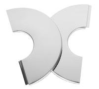 Generic Stainless Steel Round Pipe Cover Split Flange, Wall Split Flange Plumbing Cover Plate Featuring Excellent Performance and Wear Resistance for Bathroom Or Kitchen Faucet Pipes