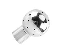 Generic Stainless Steel Sanitary Spray Ball for Tank Cleaning 1-6m Diameter Ideal Cleaning 360° Rotation Low Water Consumption for Industrial Use (#1)