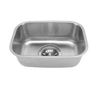 Generic Stainless Steel Scratchproof RV Sink Fit for Mini Single Bowl Tiny Bathroom Sink for Boats RVs Yachts 12.6x8.66x4.72 in