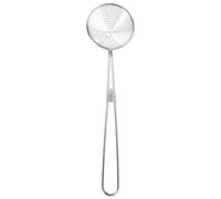 Generic Stainless Steel Skimmer Ladle 7.5cm Fine Mesh Strainer Spoon for Cooking Frying Hot Pot, Small Pearl Tapioca Strainer for Bubble Tea Shops
