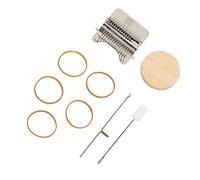 Generic Stainless Steel Small Weaving Loom Efficient Household Stitching Tool for Shirts Pants, Reliable Mending Loom for Textile Tools, Portable Sewing