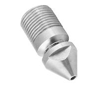 Generic Stainless Steel SS304 Sewer Jetter Nozzle, Drain Pipe Cleaning Nozzle, 8 Backward Holes & 1 Forward Hole with Male Thread, Ideal for Municipal and Commercial Applications