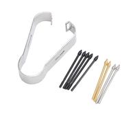 Generic Stainless Steel Touch Pen Replacement Tips for Tab S9 S9 Ultra S8 S7 FE Tablets, 9PCS Metal Nibs for S22 S23 S24 Ultra Smartphones, 0.7mm, 4096 Pressure Levels, Screen Protector Recommended