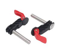 Generic Stainless Steel Woodworking Press Clamp Set for Efficient Desktop Use - 19mm Arrow Storage Case Hold Down - 2 Pcs